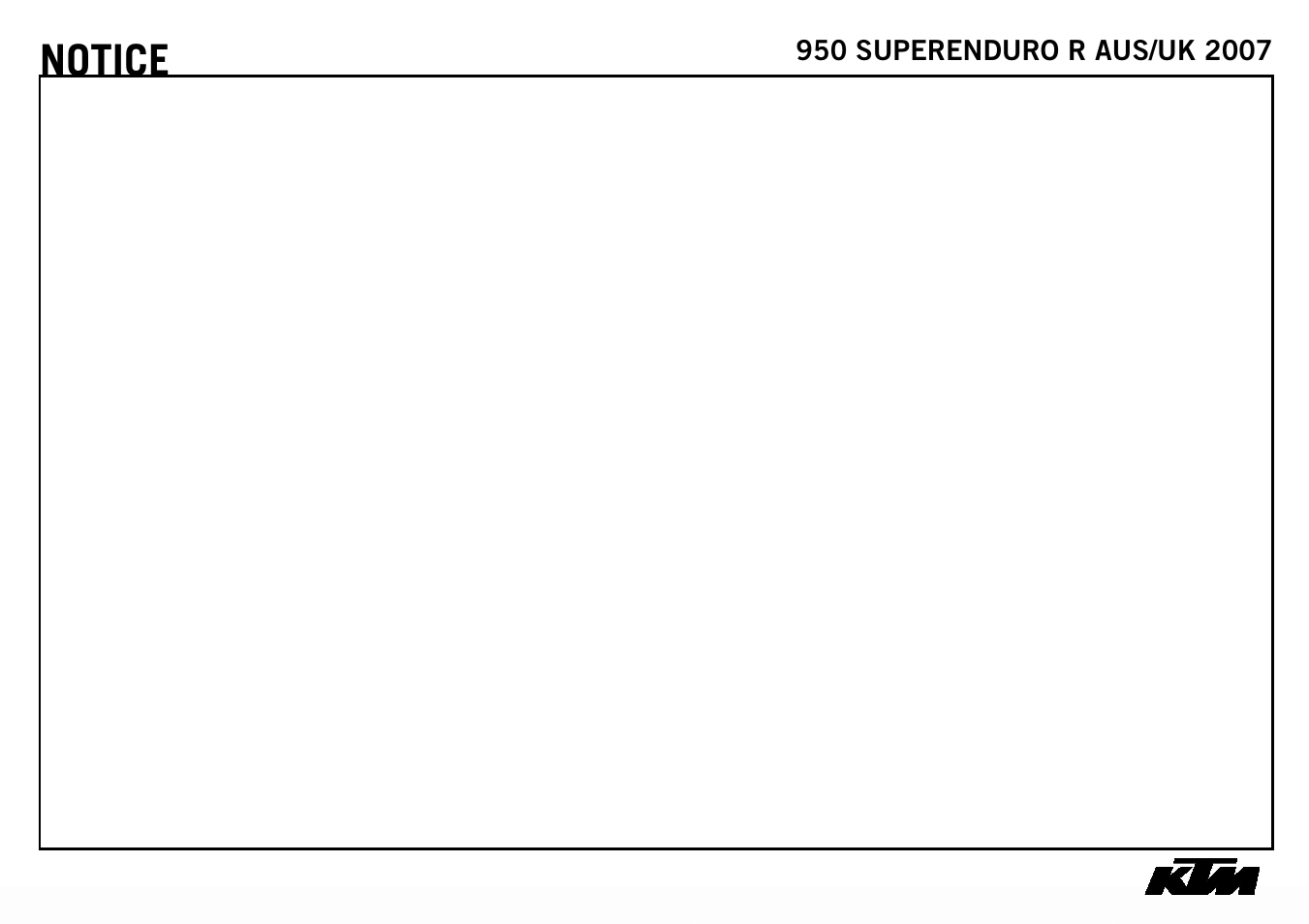 Notice | KTM SUPERENDURO R 950 User Manual | Page 37 / 40
