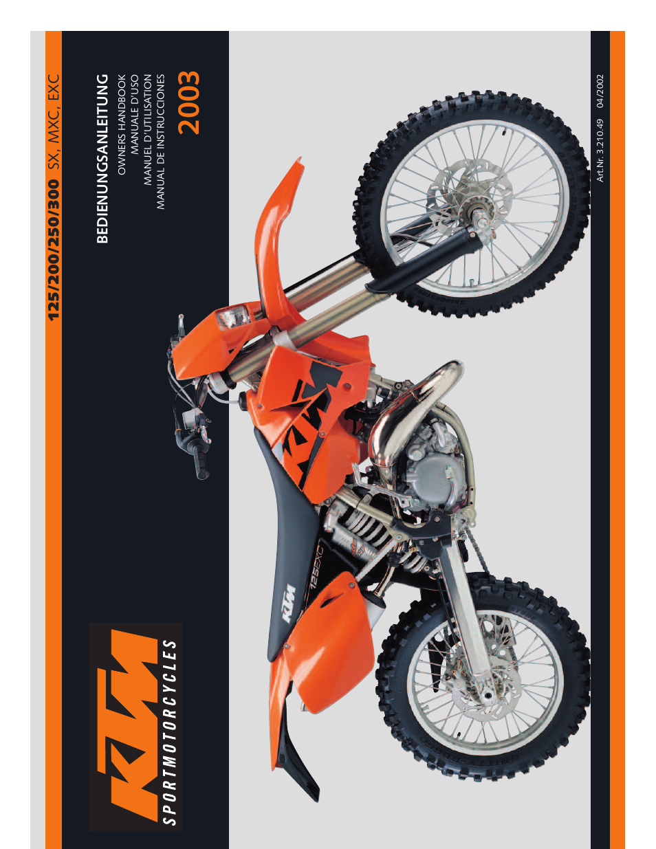 KTM 125 User Manual | 67 pages