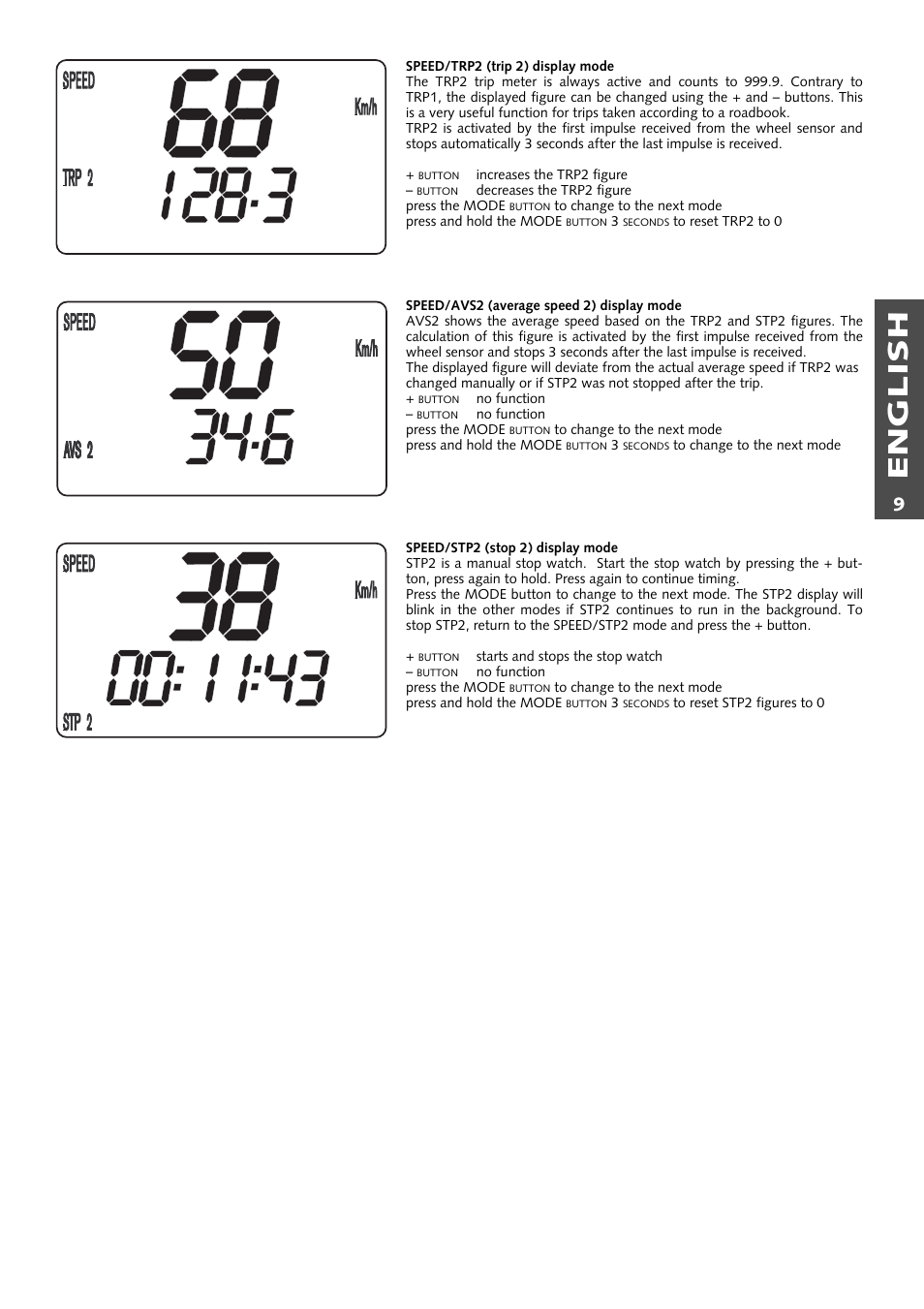English | KTM 125 User Manual | Page 10 / 67