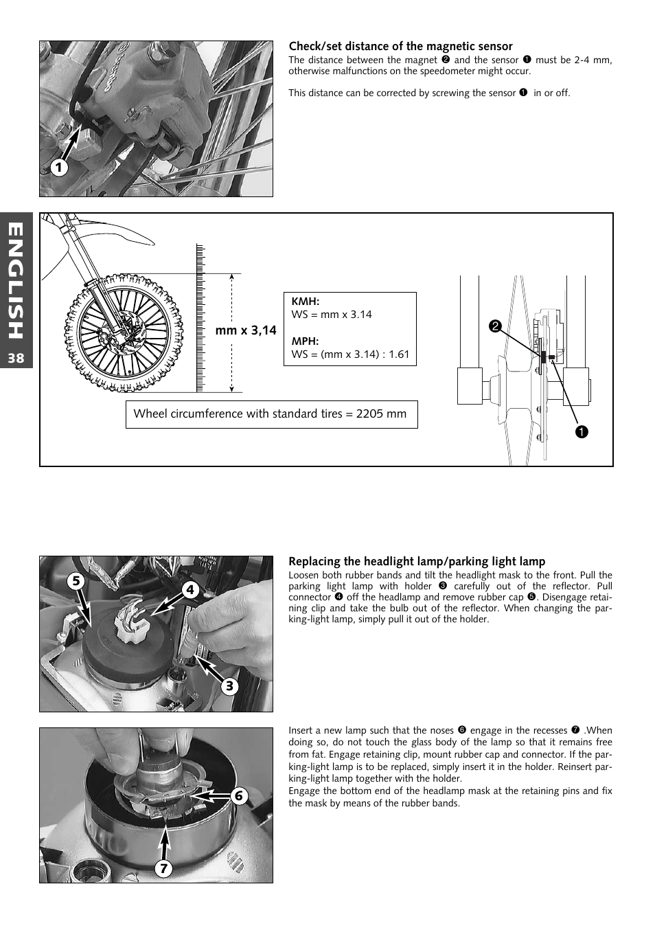 English | KTM 125 User Manual | Page 39 / 67