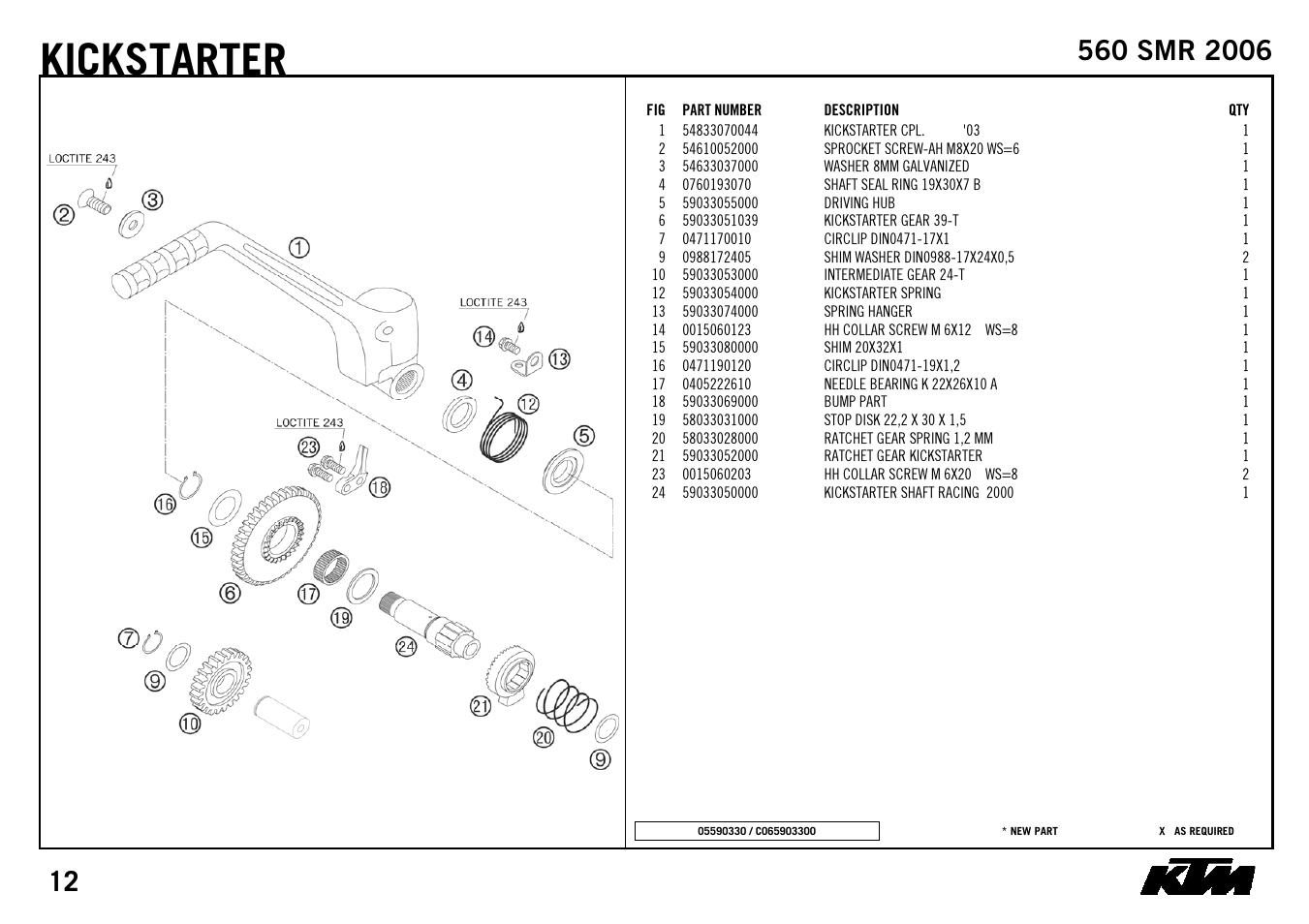 Kickstarter | KTM 560 SMR 2006 User Manual | Page 14 / 28