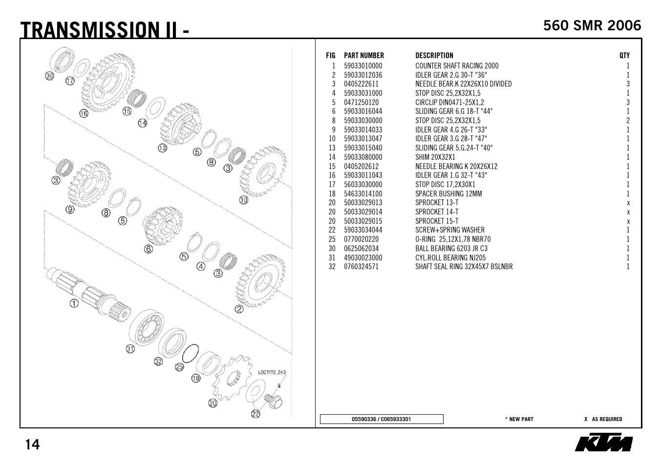 Transmission | KTM 560 SMR 2006 User Manual | Page 16 / 28