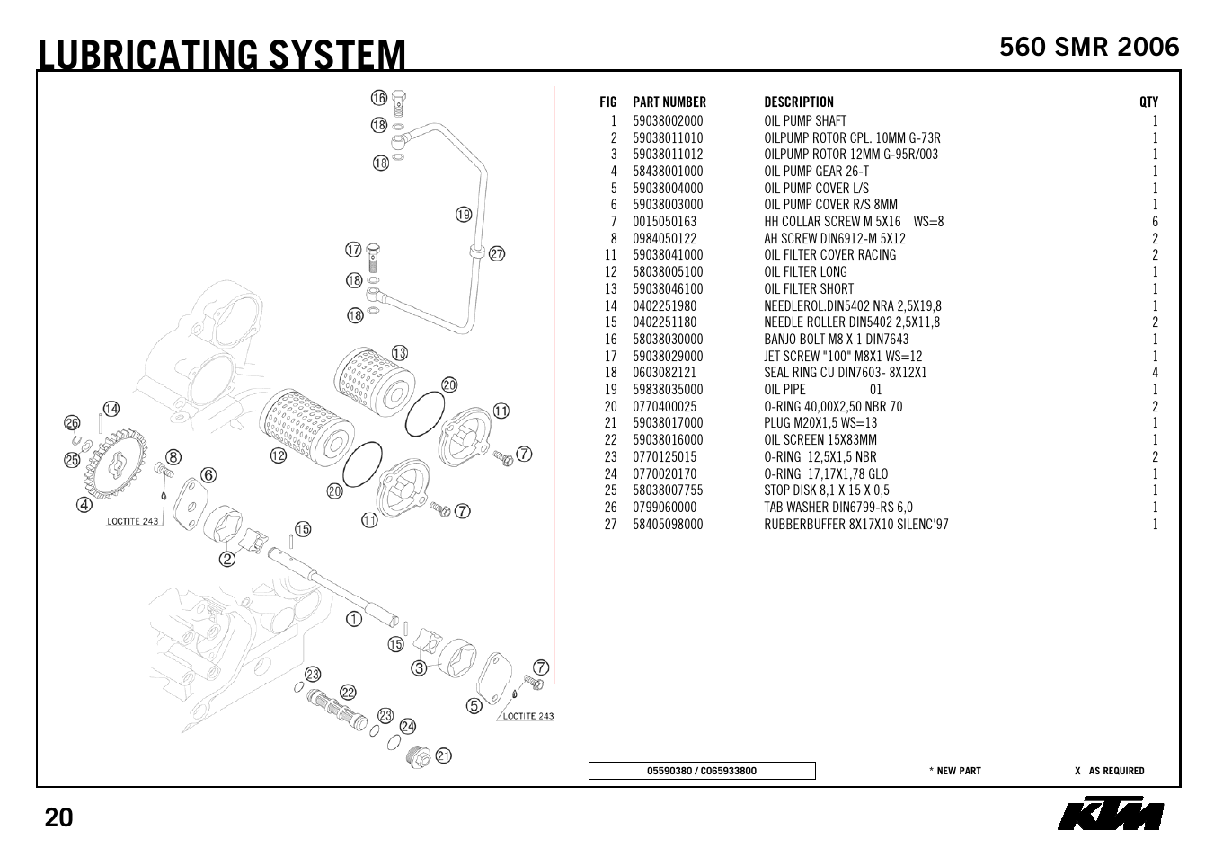 Lubricating, System | KTM 560 SMR 2006 User Manual | Page 22 / 28