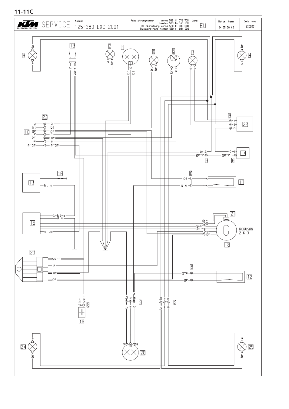 KTM 250 SX User Manual | Page 148 / 153