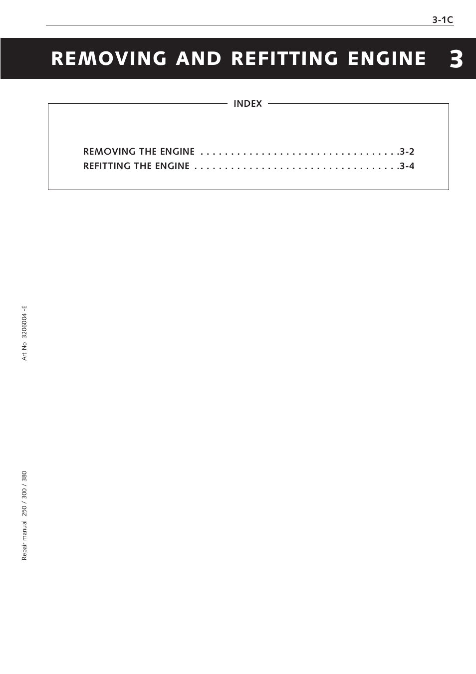 Removing and refitting engine | KTM 250 SX User Manual | Page 22 / 153