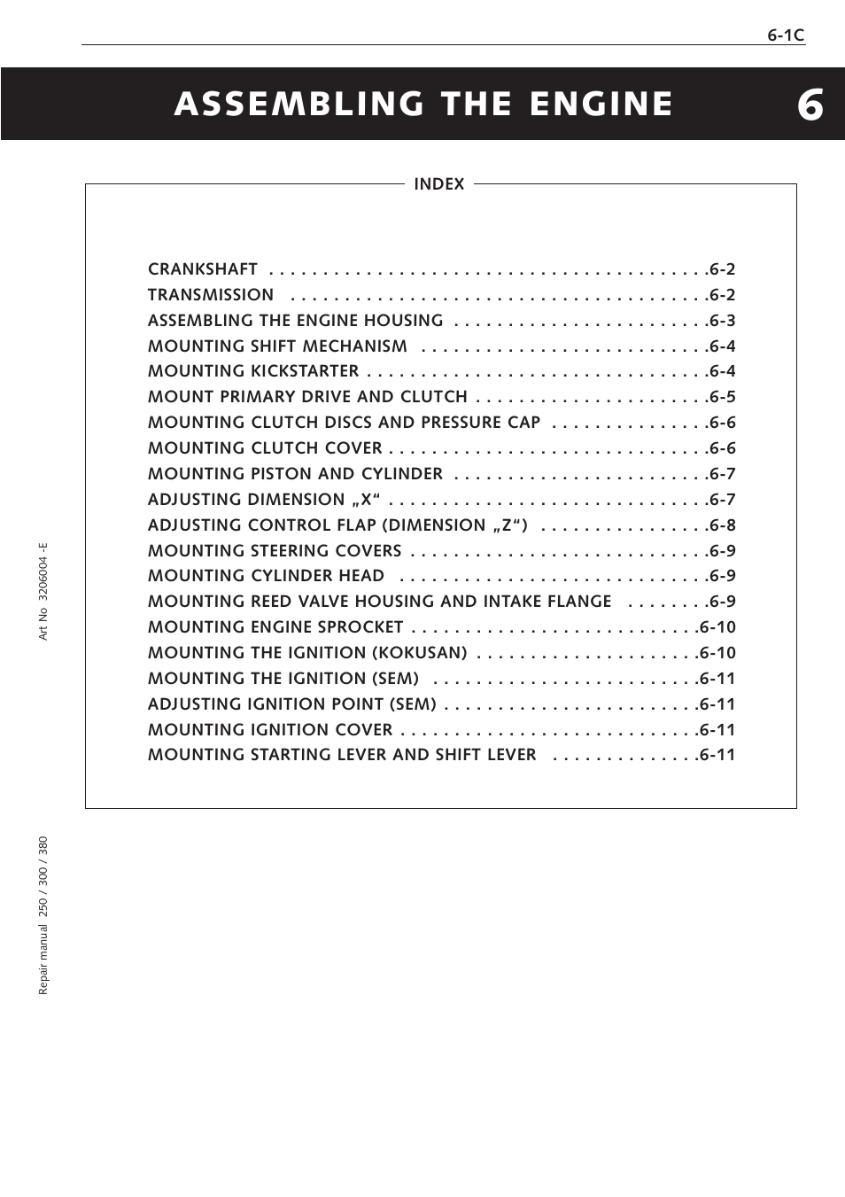 Assembling the engine | KTM 250 SX User Manual | Page 55 / 153