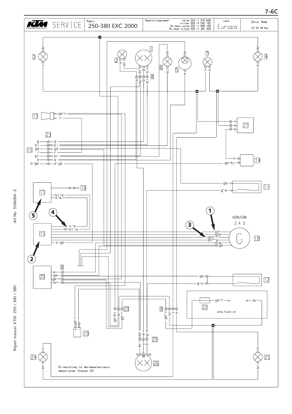 KTM 250 SX User Manual | Page 73 / 153