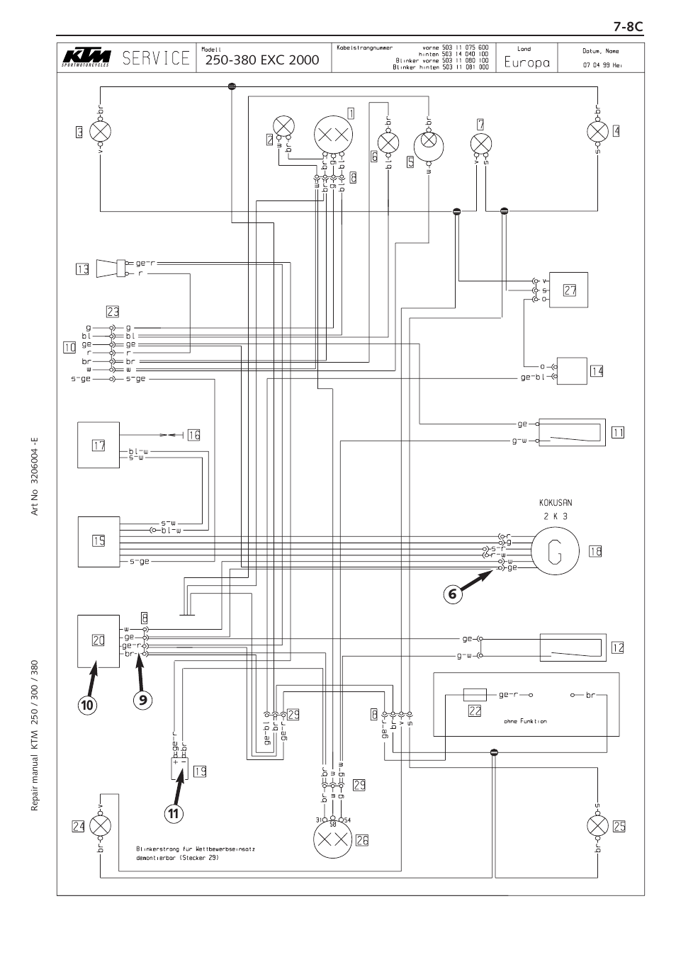 KTM 250 SX User Manual | Page 75 / 153