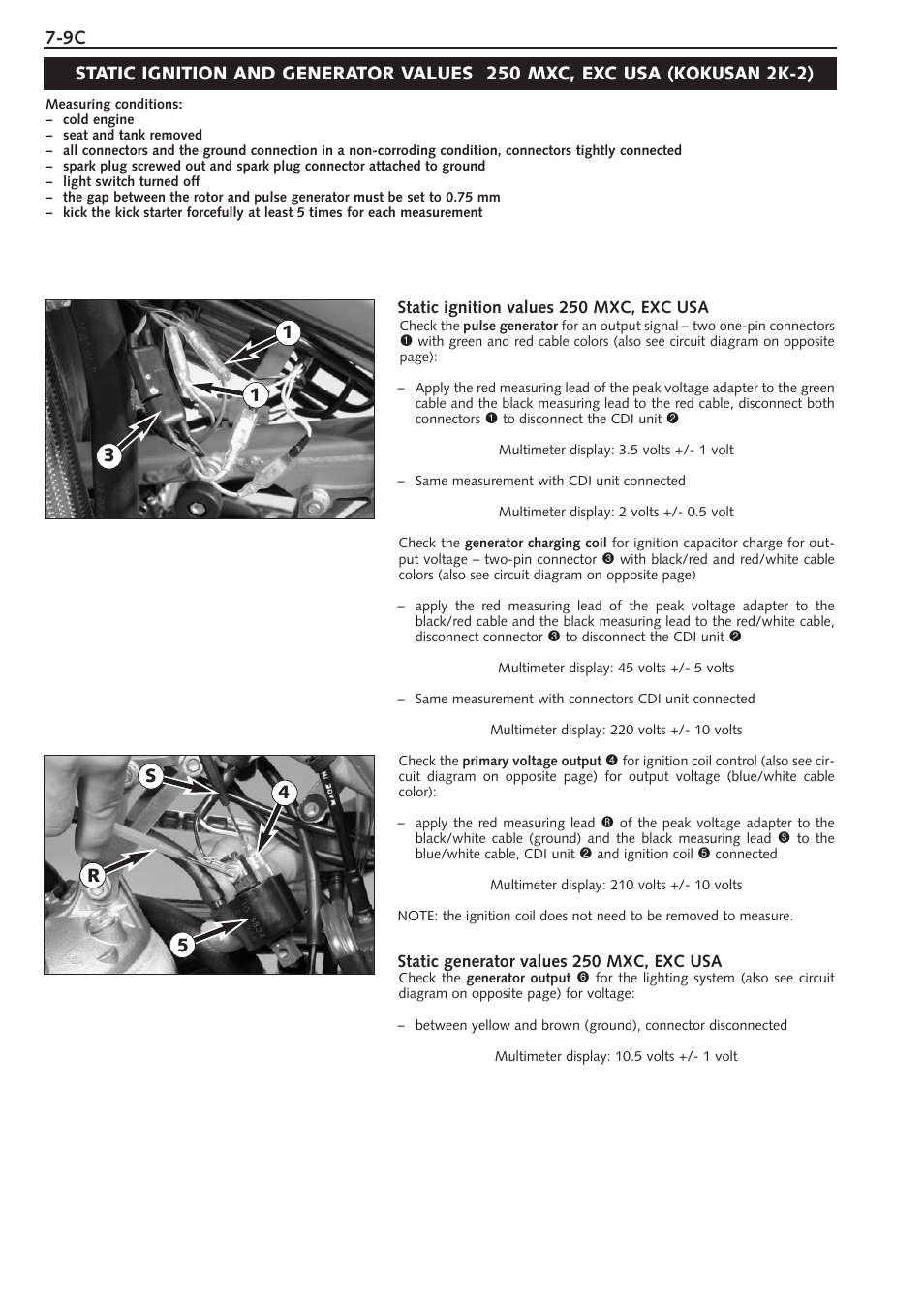 KTM 250 SX User Manual | Page 76 / 153