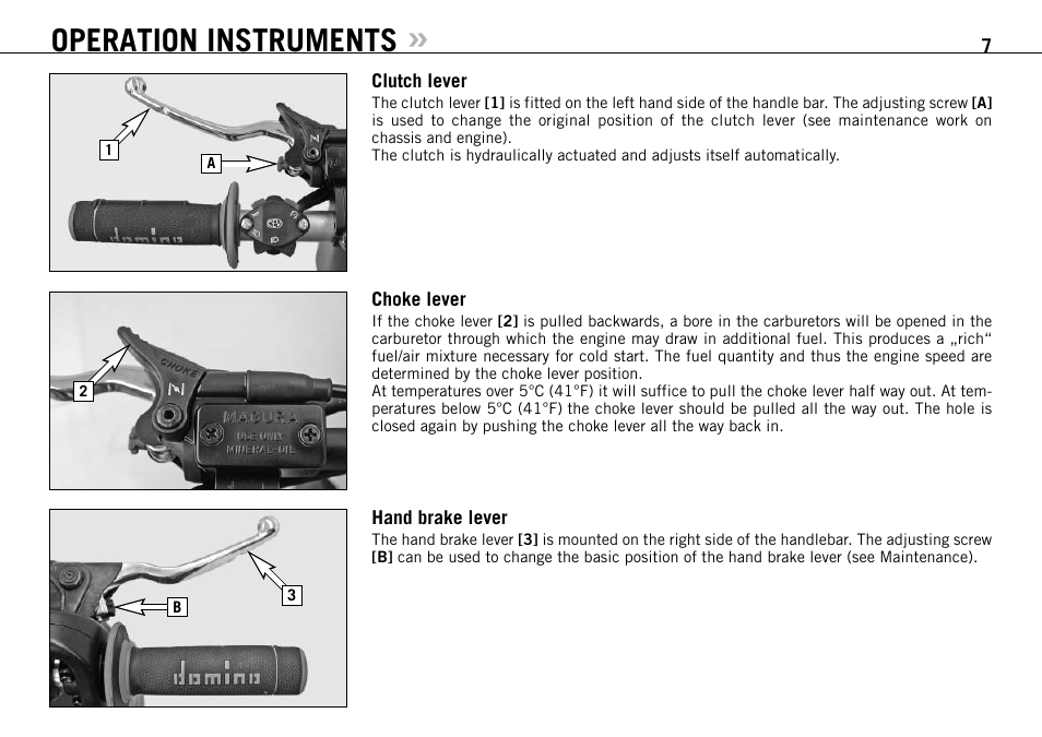 Operation instruments | KTM 950 R User Manual | Page 8 / 86