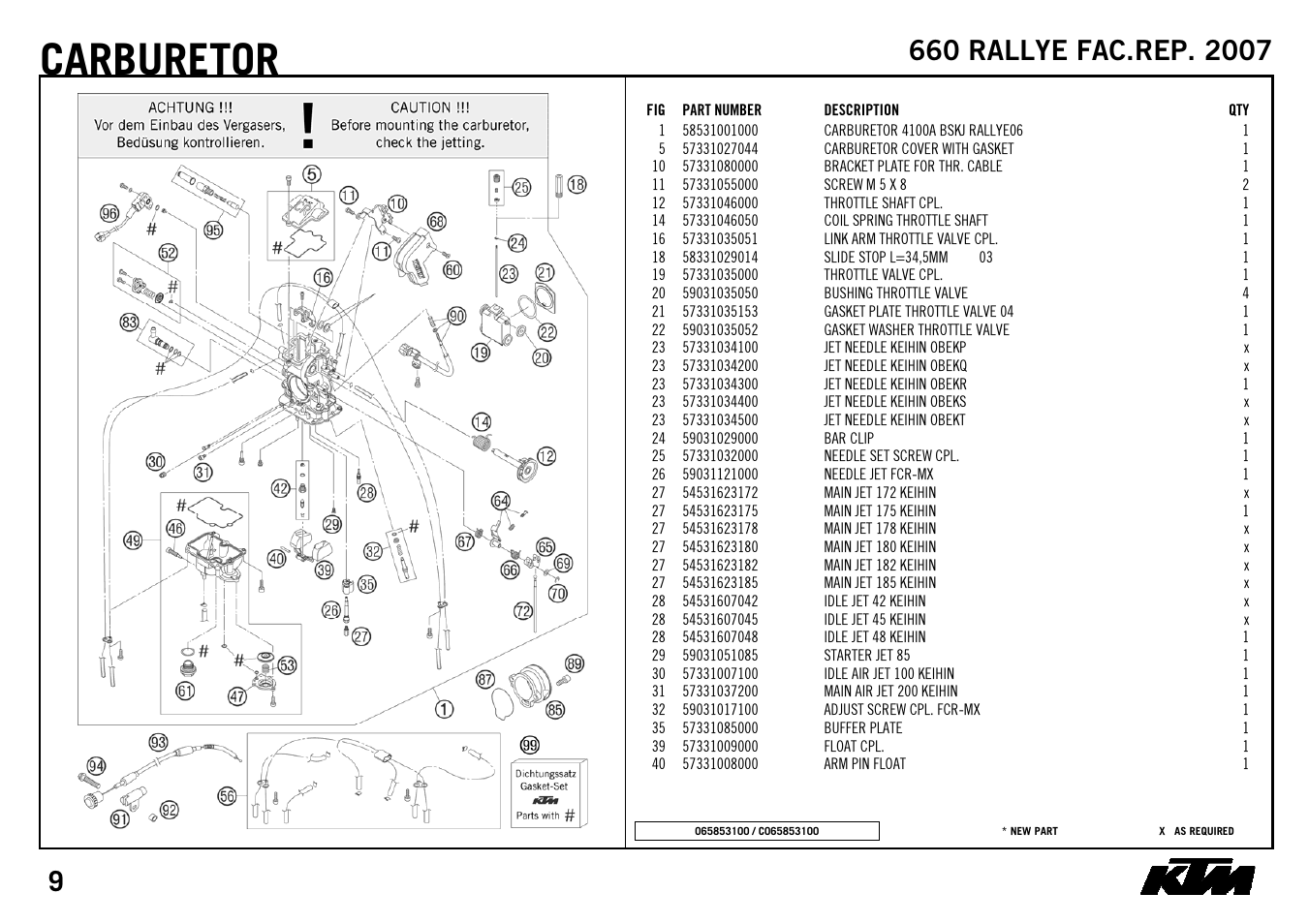 Carburetor | KTM 3CM088249GEN User Manual | Page 11 / 32