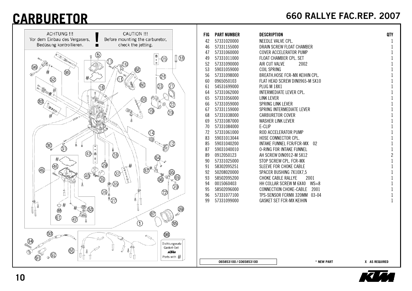 Carburetor | KTM 3CM088249GEN User Manual | Page 12 / 32