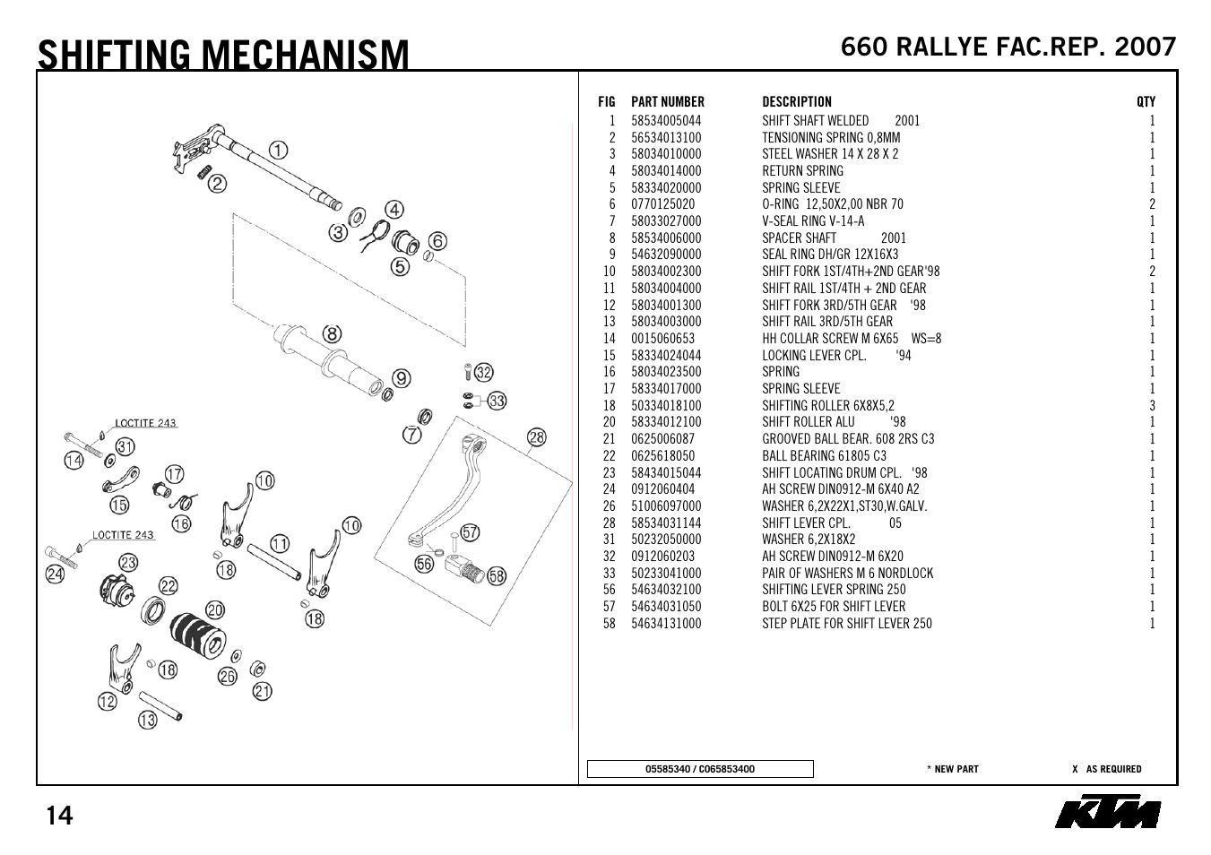 Shifting mechanism | KTM 3CM088249GEN User Manual | Page 16 / 32
