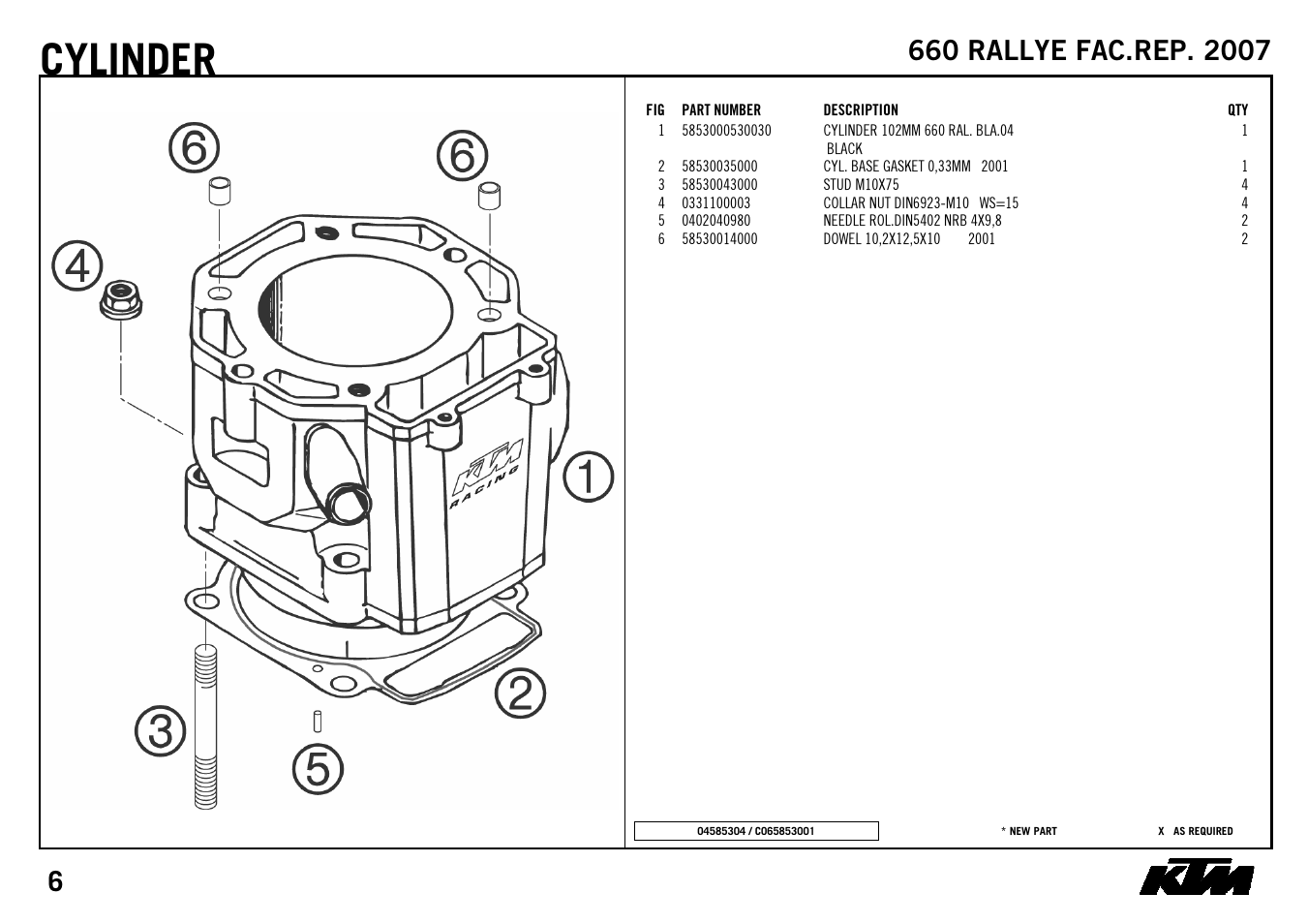 Cylinder | KTM 3CM088249GEN User Manual | Page 8 / 32