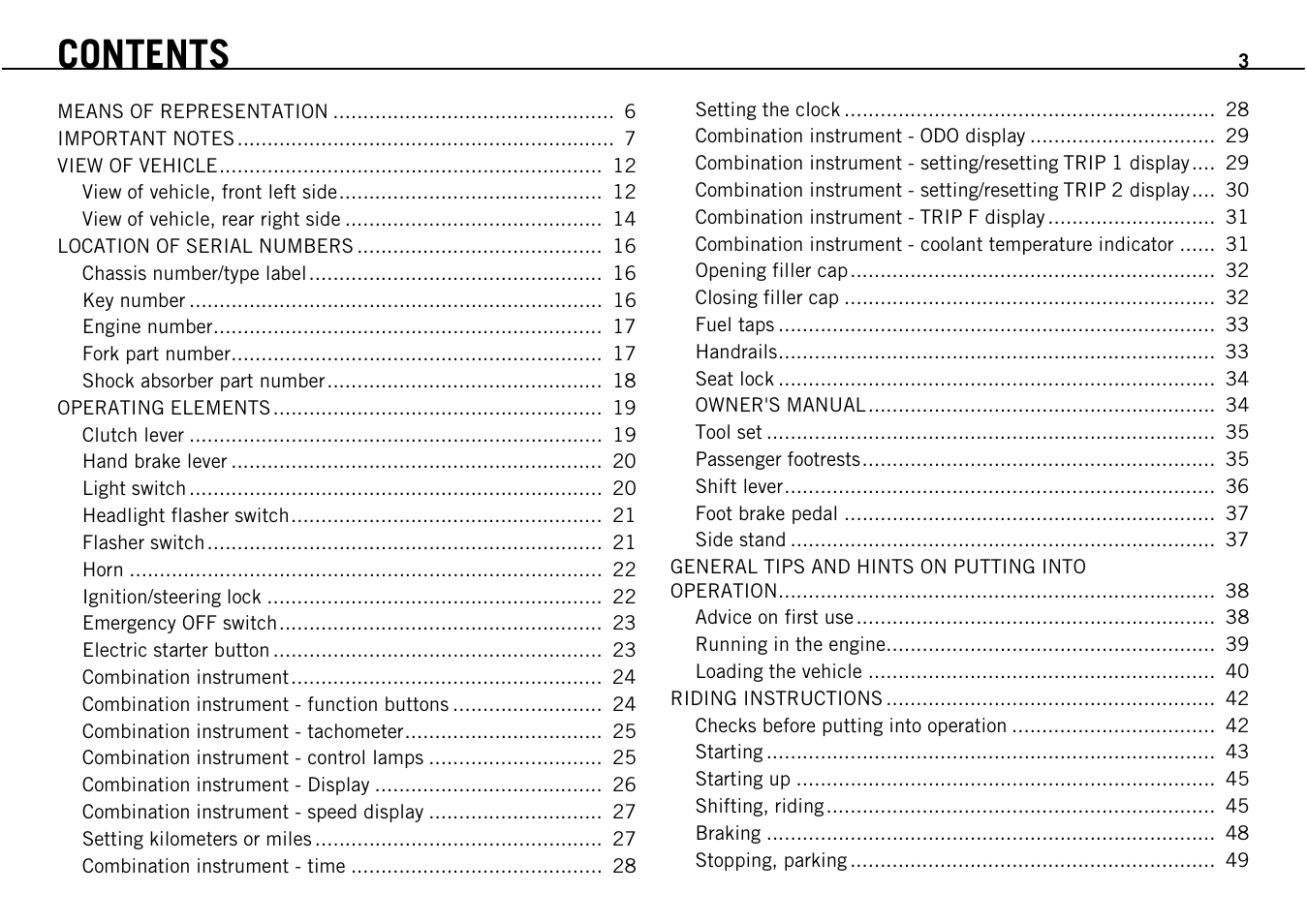 KTM Supermoto 690 User Manual | Page 5 / 165