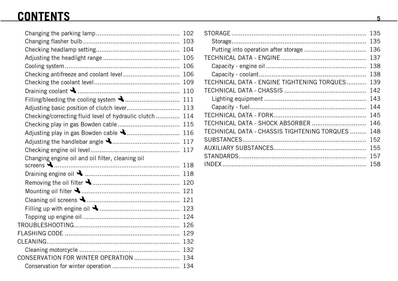 KTM Supermoto 690 User Manual | Page 7 / 165