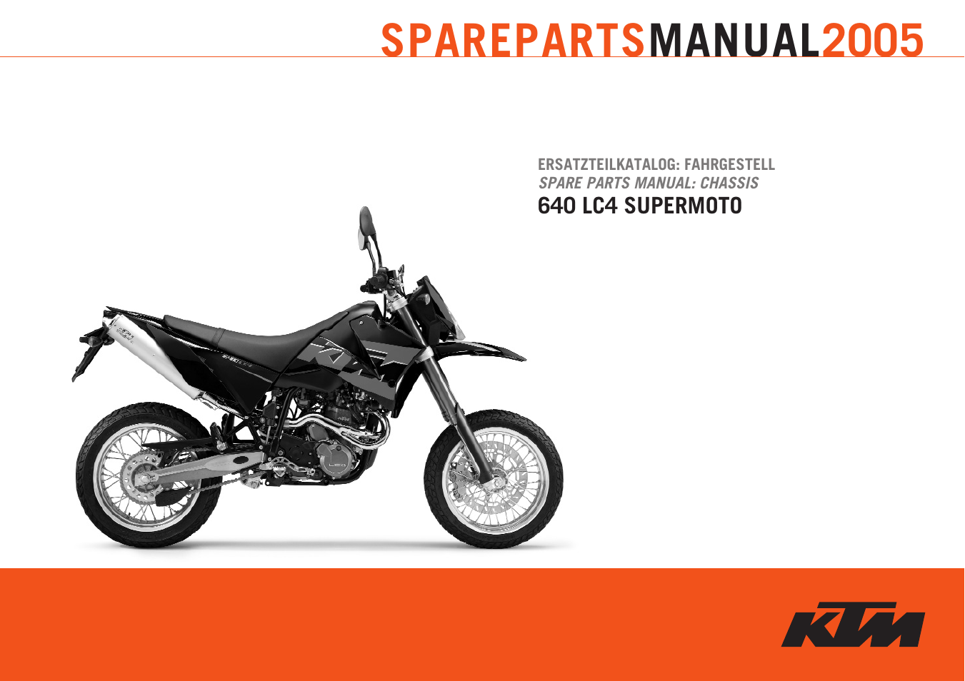 KTM Supermoto 640 LC4 User Manual | 40 pages