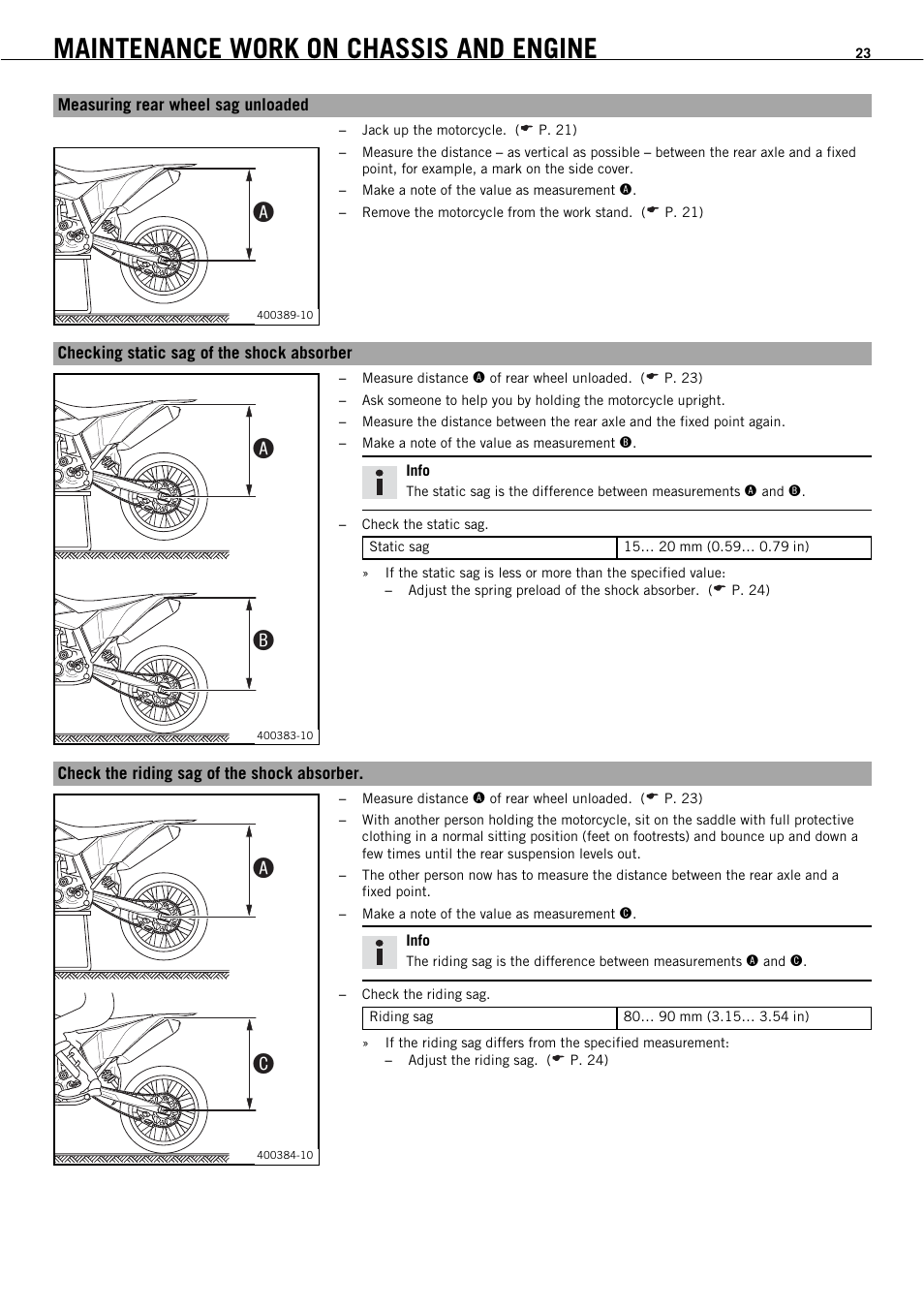 KTM 450 SMR User Manual | Page 25 / 91