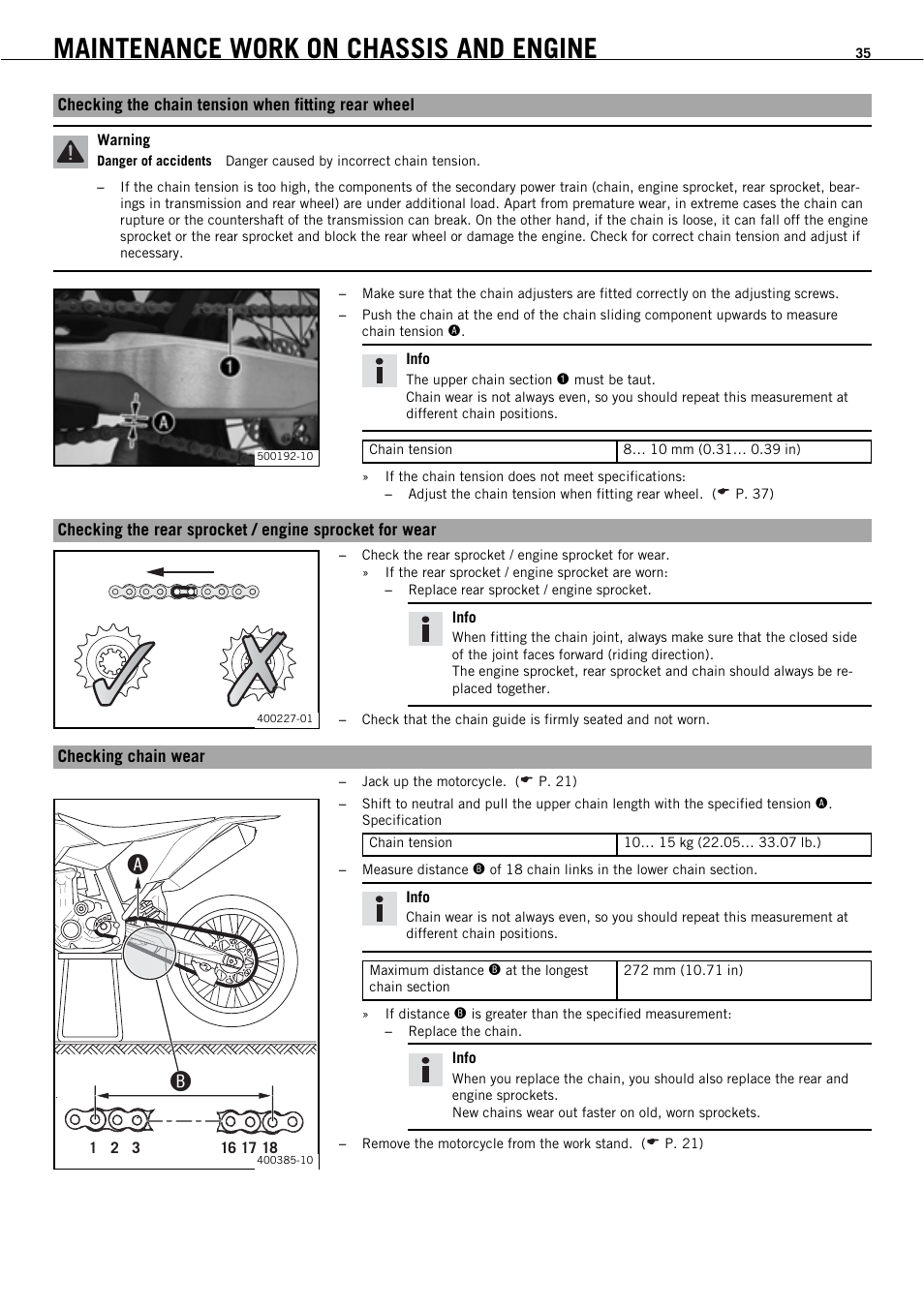 KTM 450 SMR User Manual | Page 37 / 91