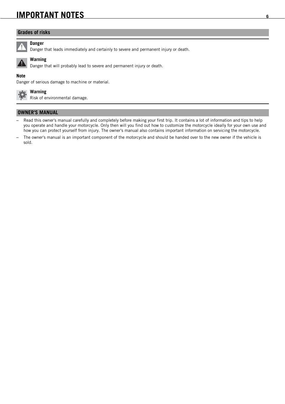 KTM 450 SMR User Manual | Page 8 / 91