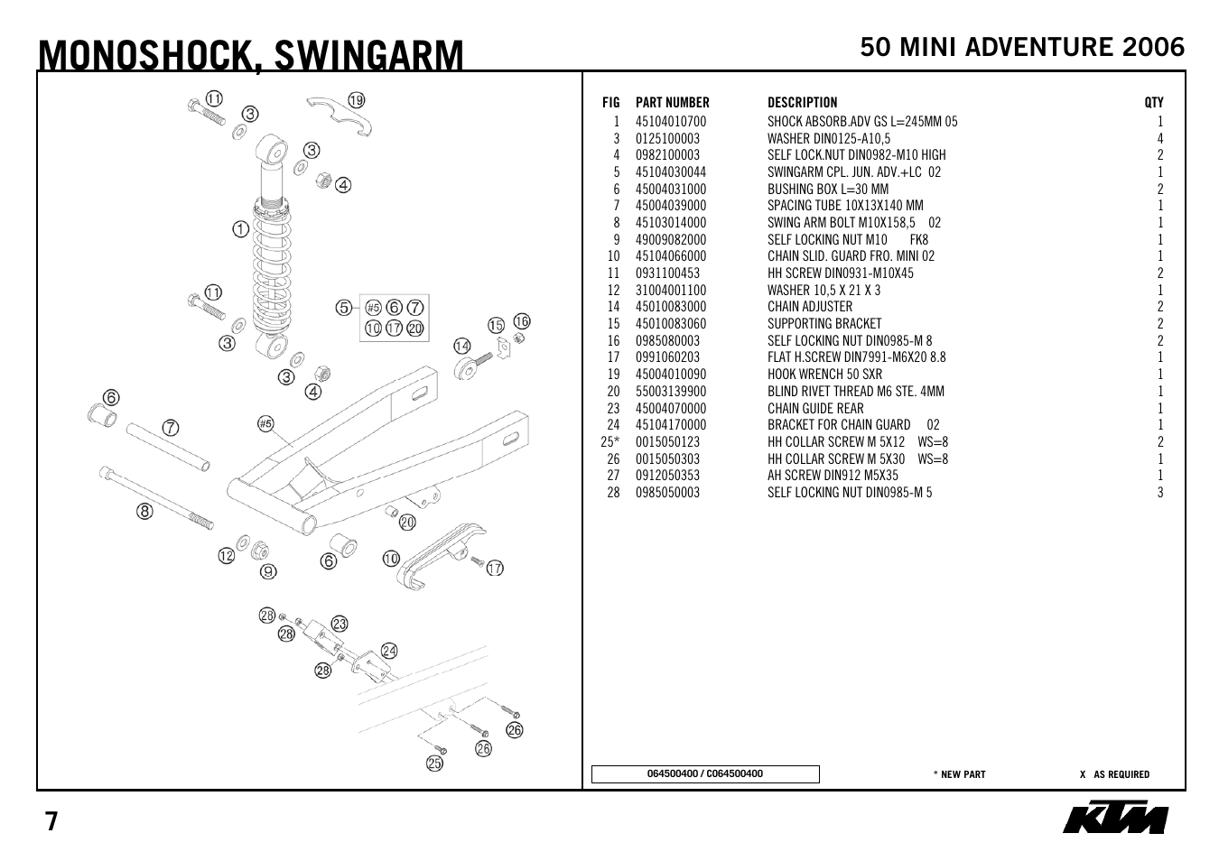 Monoshock, Swingarm | KTM 3CF6001F5EN User Manual | Page 9 / 20
