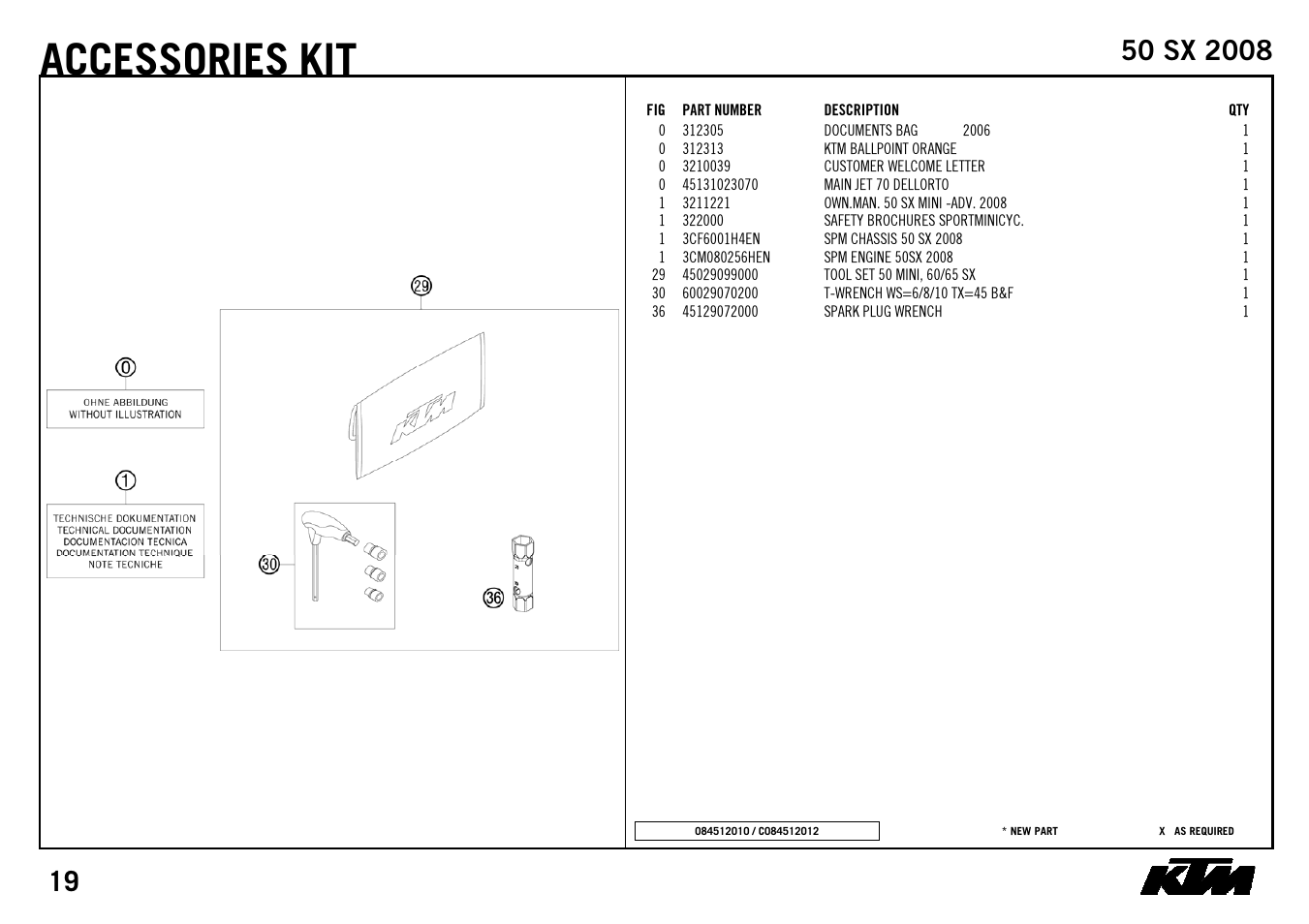 Accessories | KTM 50 SX 2008 User Manual | Page 21 / 24