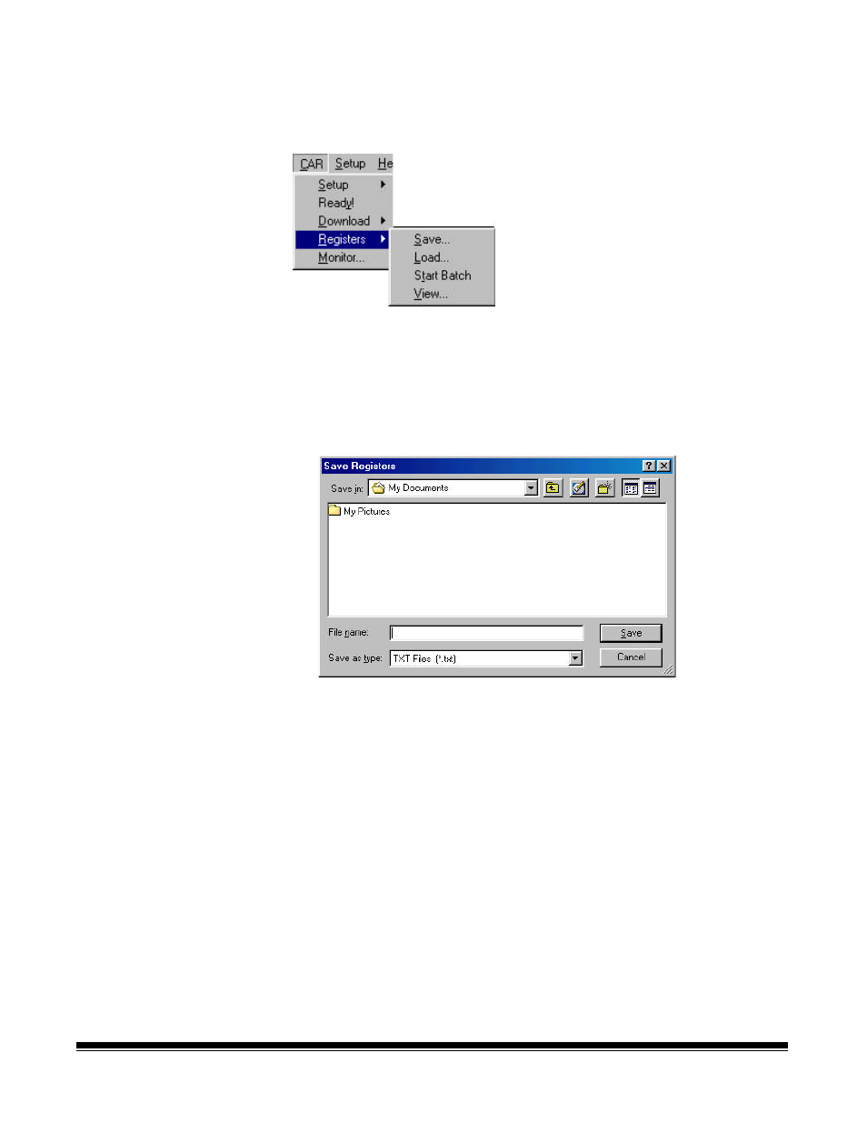 Car registers, Saving and loading registers | Kodak I7300 User Manual | Page 111 / 174