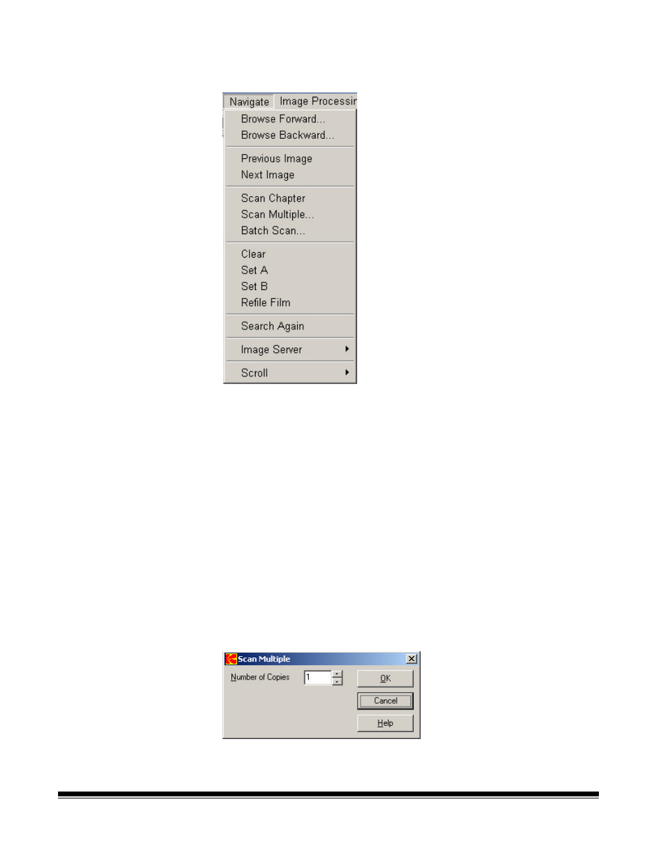 The navigate menu | Kodak I7300 User Manual | Page 21 / 174