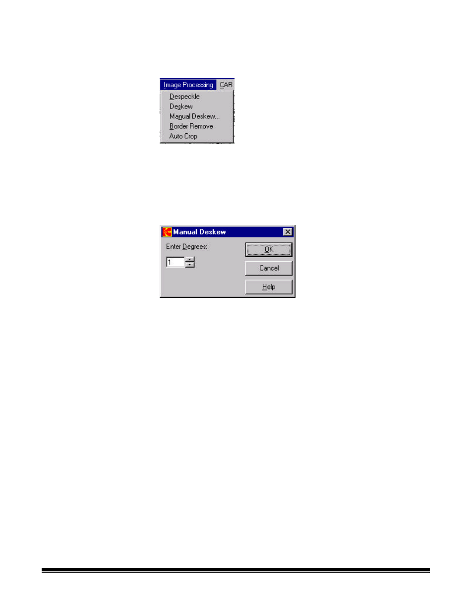 The image processing menu | Kodak I7300 User Manual | Page 24 / 174