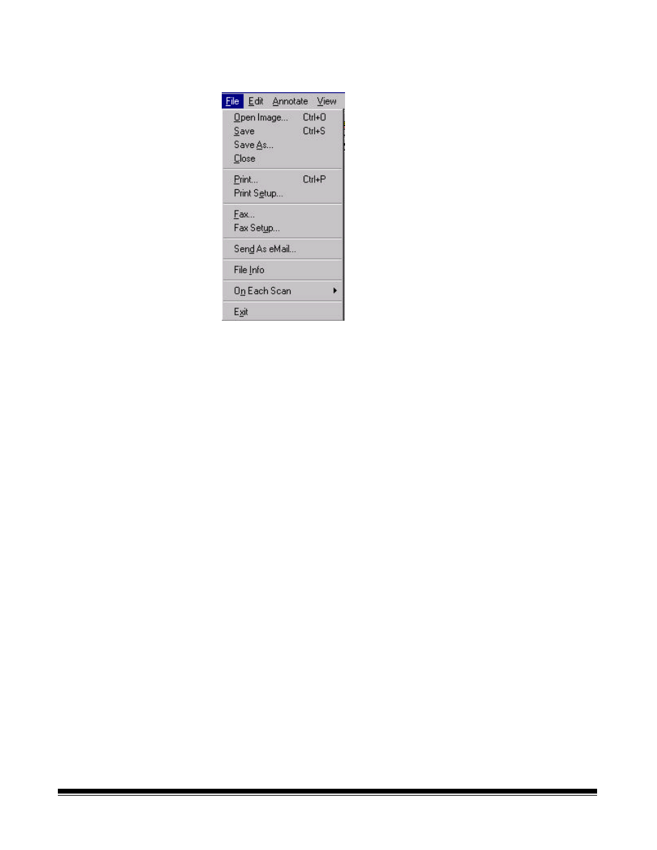 The file menu | Kodak I7300 User Manual | Page 8 / 174