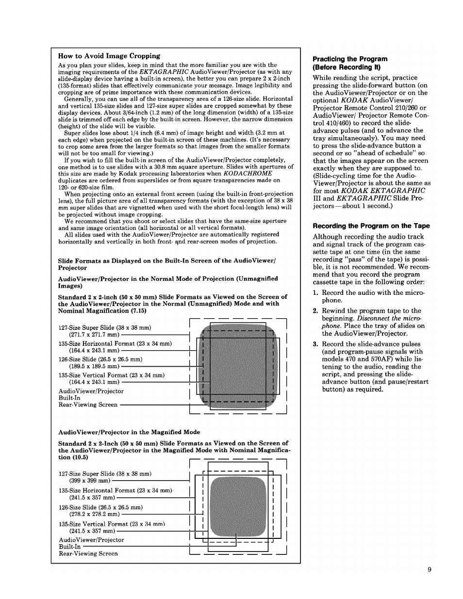 Kodak EKTAGRAPHIC 470 User Manual | Page 12 / 21