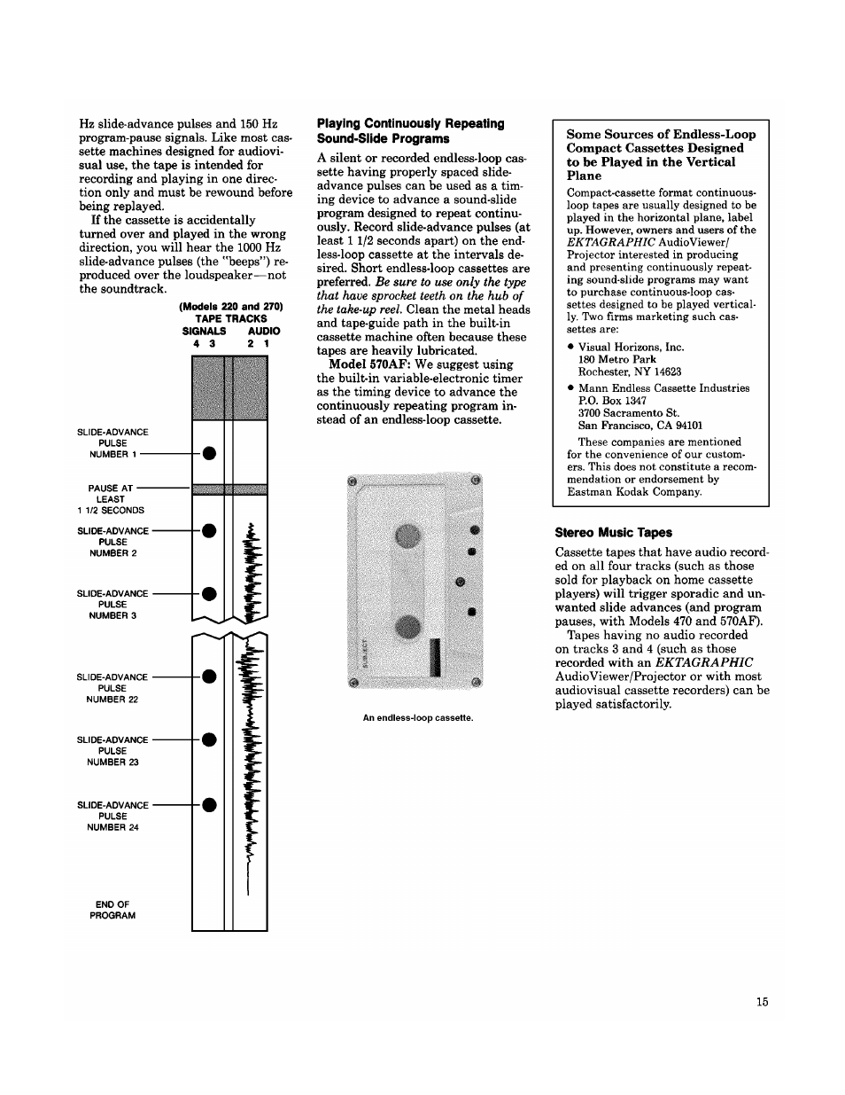 Kodak EKTAGRAPHIC 470 User Manual | Page 18 / 21