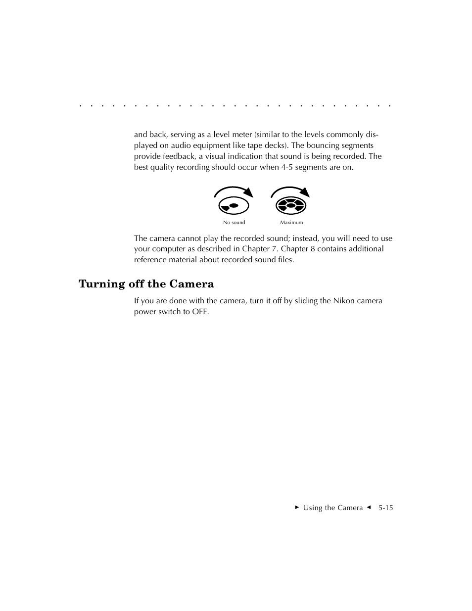Turning off the camera | Kodak DCS 410 User Manual | Page 105 / 322