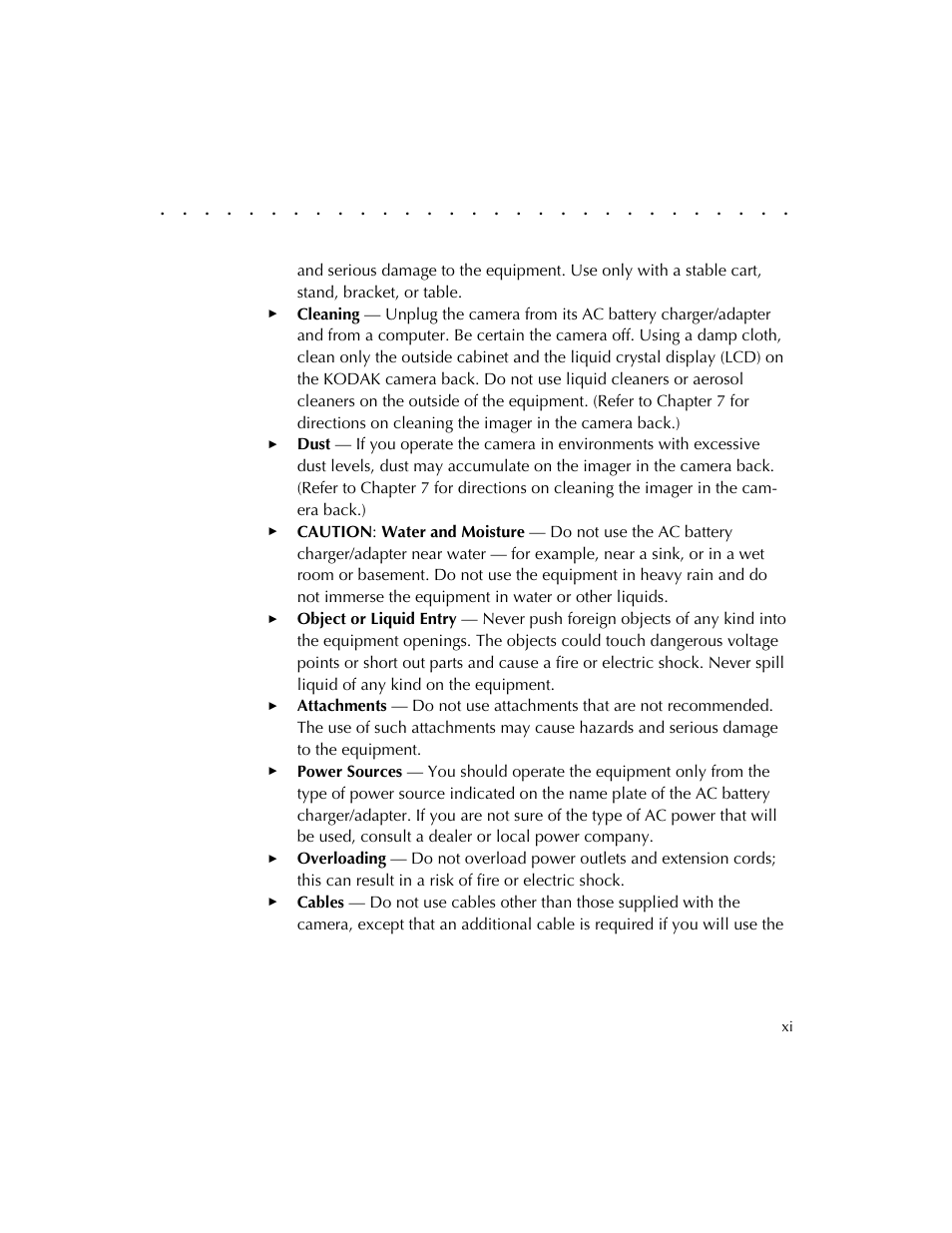 Kodak DCS 410 User Manual | Page 11 / 322