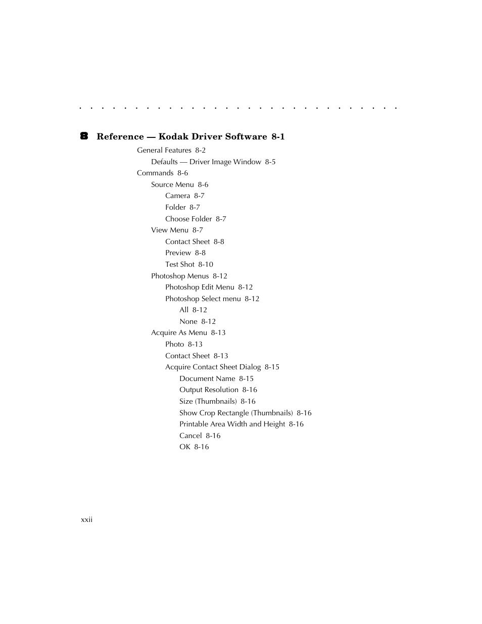 Kodak DCS 410 User Manual | Page 22 / 322