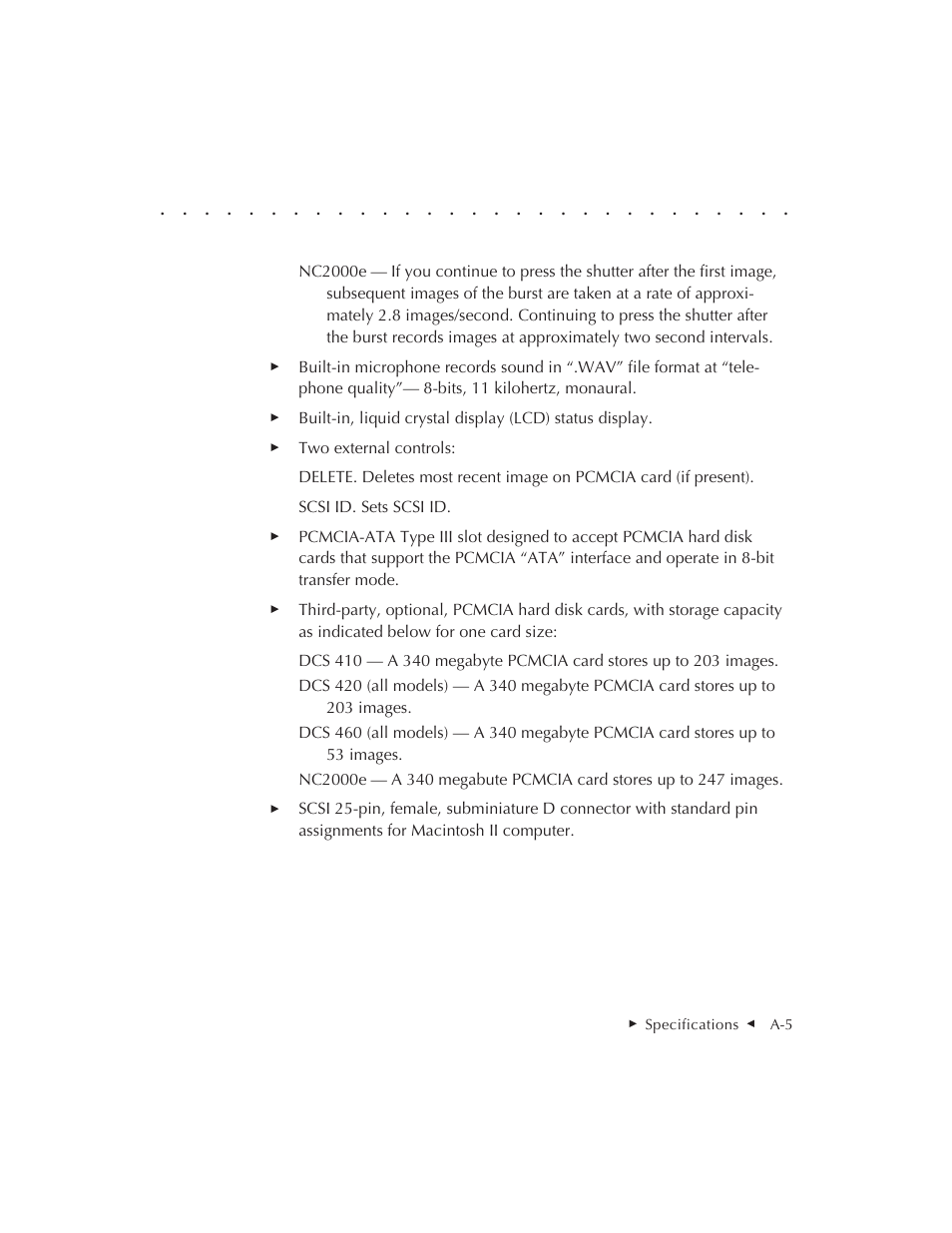 Kodak DCS 410 User Manual | Page 277 / 322