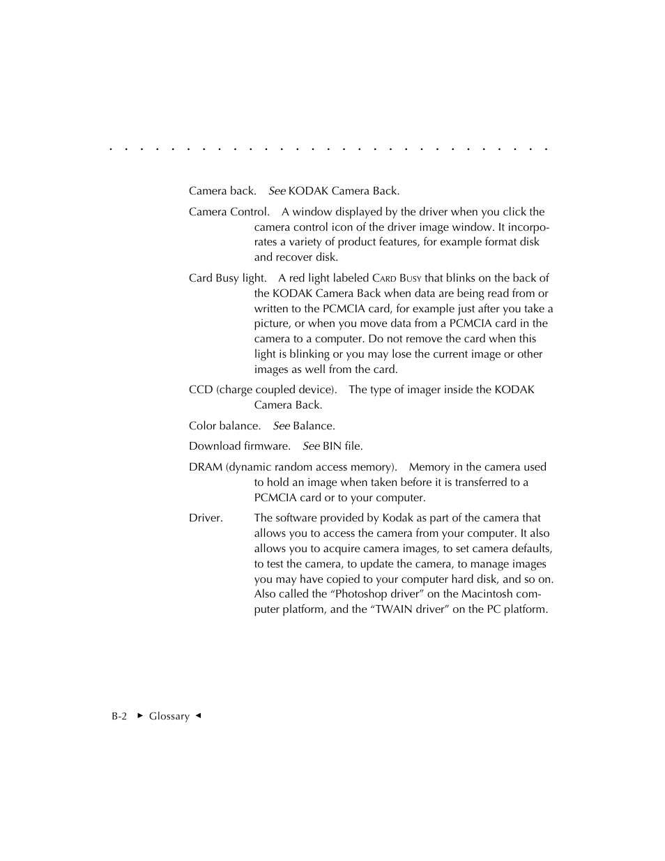 Kodak DCS 410 User Manual | Page 286 / 322