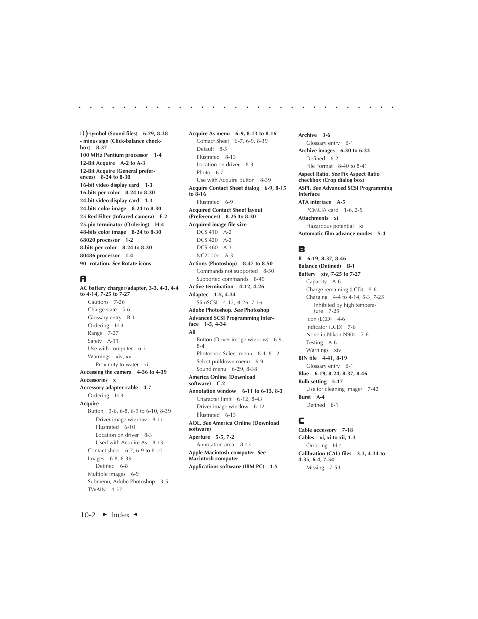 Kodak DCS 410 User Manual | Page 310 / 322