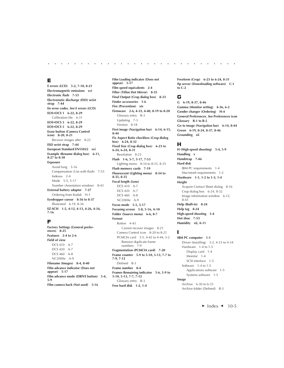 Kodak DCS 410 User Manual | Page 313 / 322