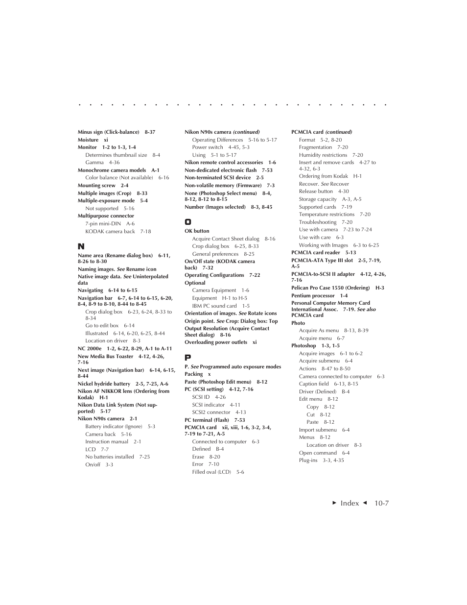 Kodak DCS 410 User Manual | Page 315 / 322