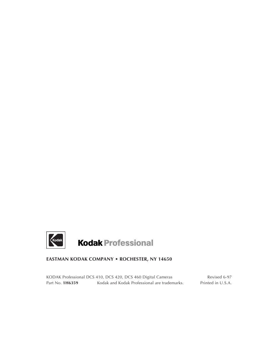 Kodak DCS 410 User Manual | Page 322 / 322