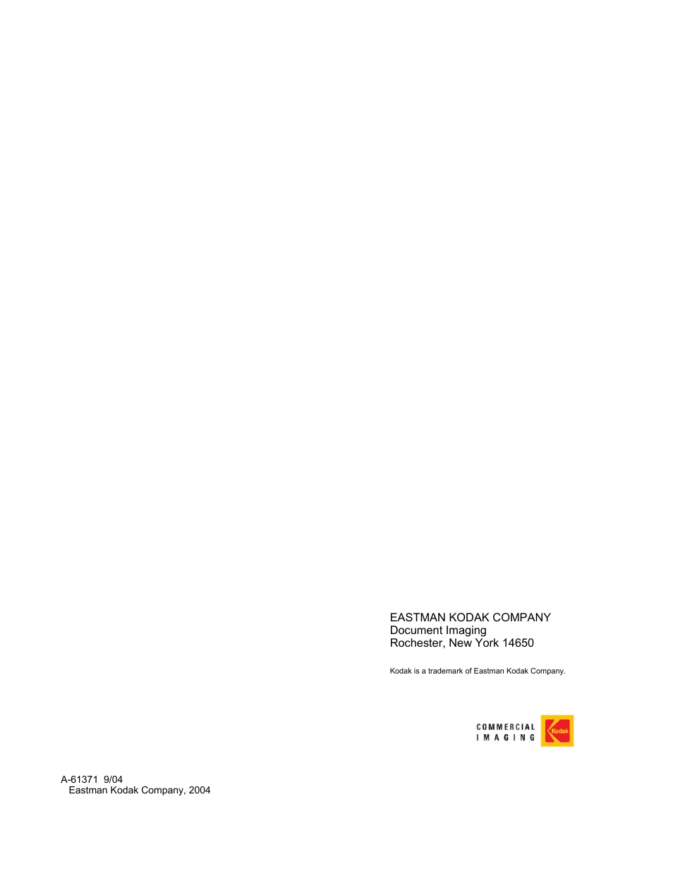 Kodak 3000DSV-E User Manual | Page 73 / 73