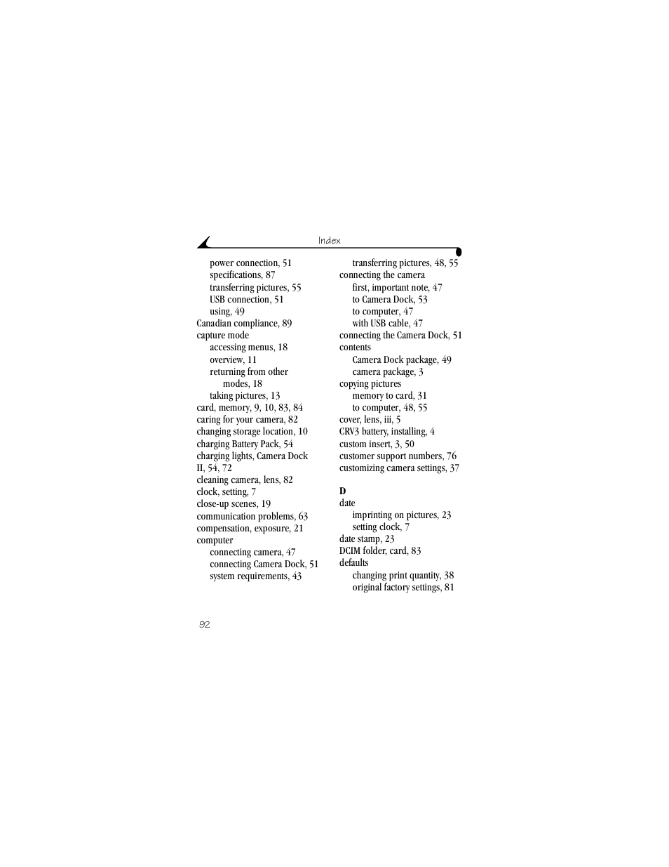 Kodak CX4230 User Manual | Page 100 / 108