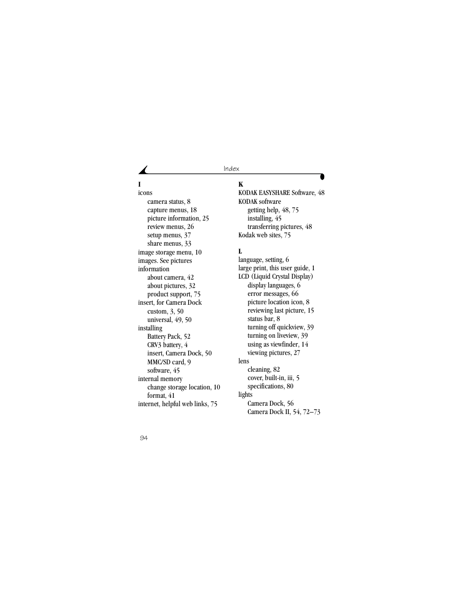 Kodak CX4230 User Manual | Page 102 / 108