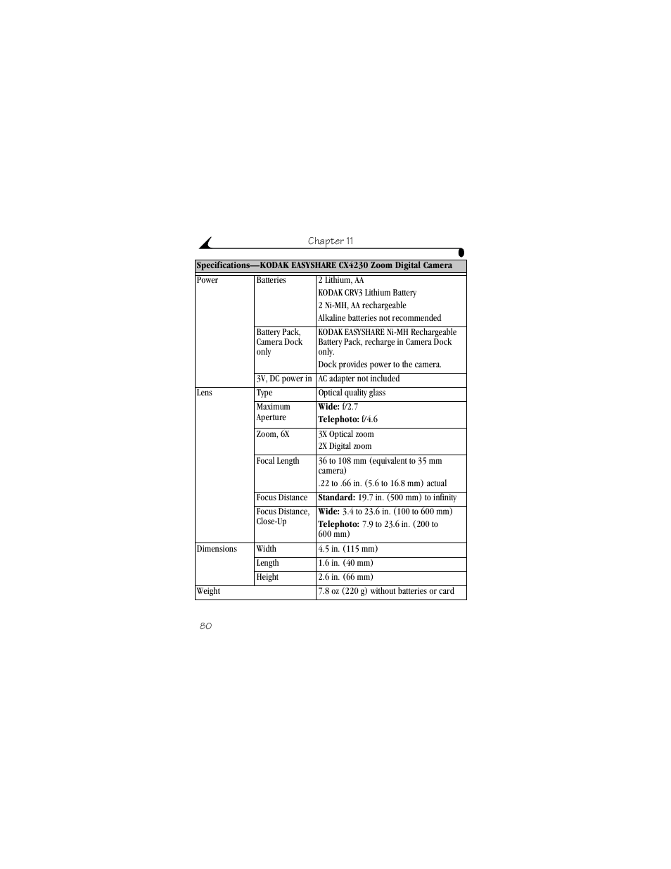 Kodak CX4230 User Manual | Page 88 / 108