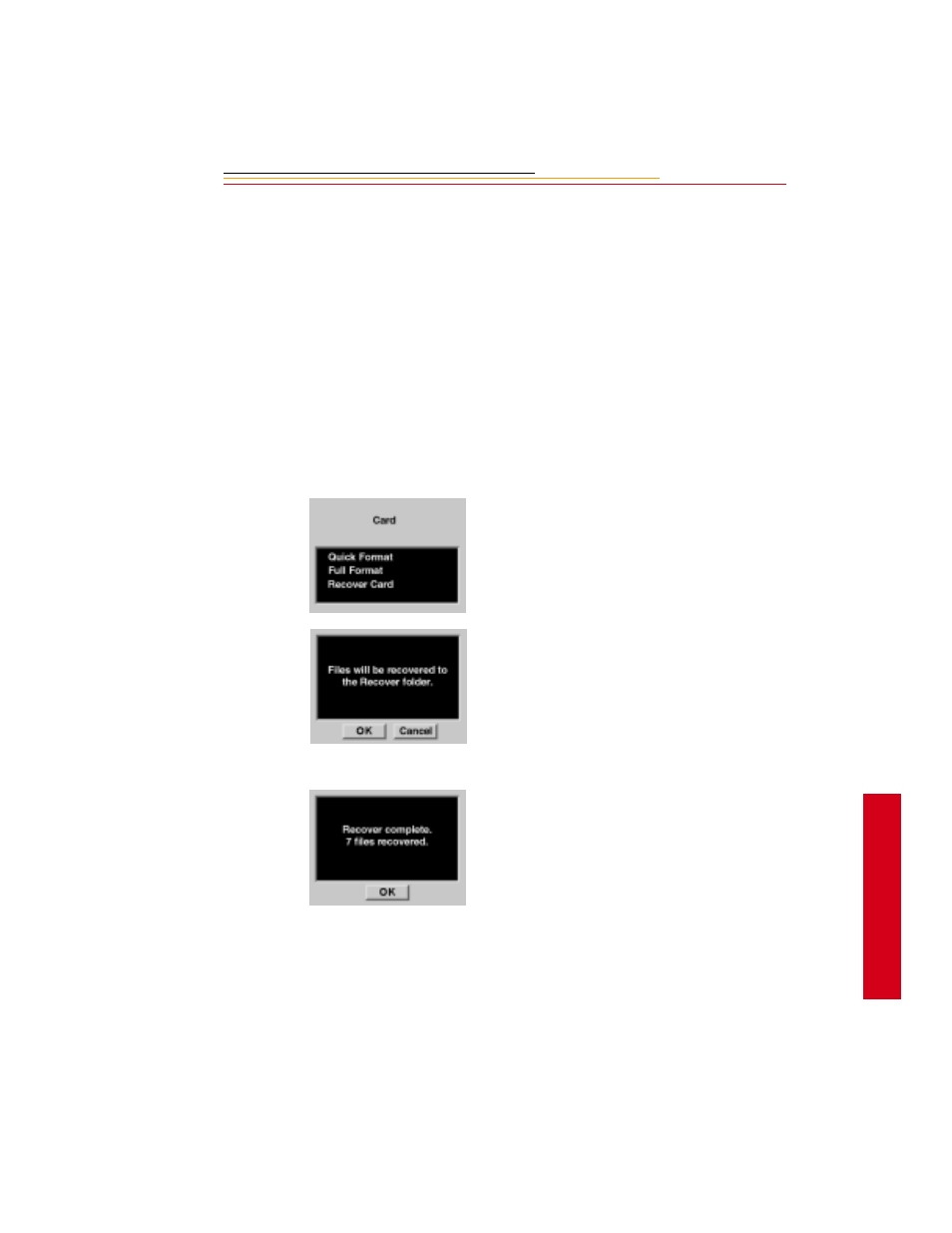 Recovering deleted images, Recovering deleted images -13 | Kodak DCS500 User Manual | Page 213 / 251