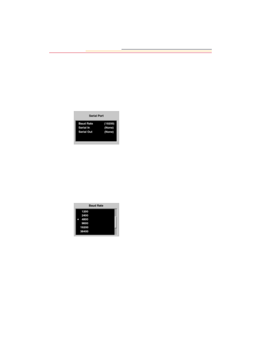 Accessing serial port options, Setting the baud rate, Accessing serial port options -2 | Setting the baud rate -2 | Kodak DCS500 User Manual | Page 219 / 251