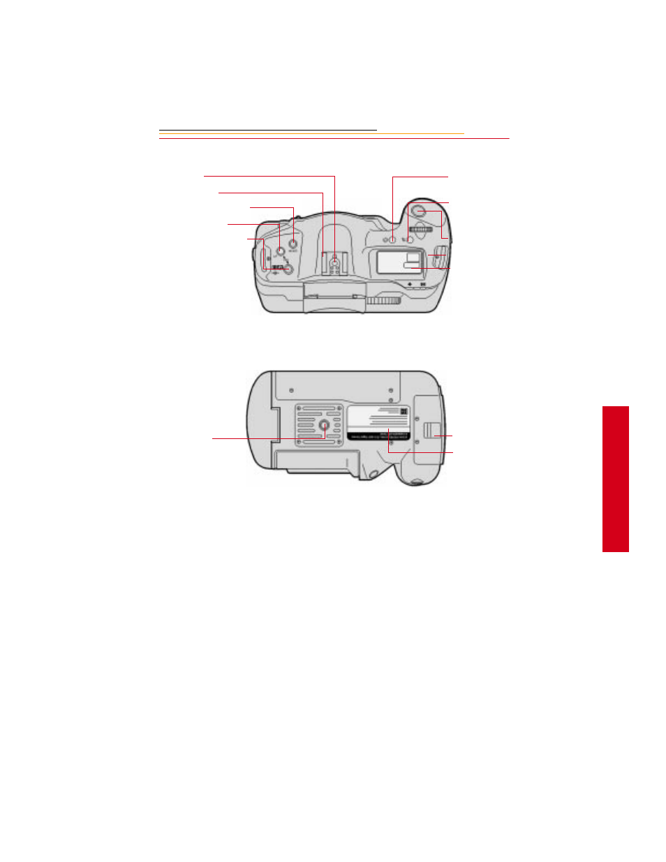 Camera top, Camera bottom, Camera top -5 | Camera bottom -5 | Kodak DCS500 User Manual | Page 27 / 251