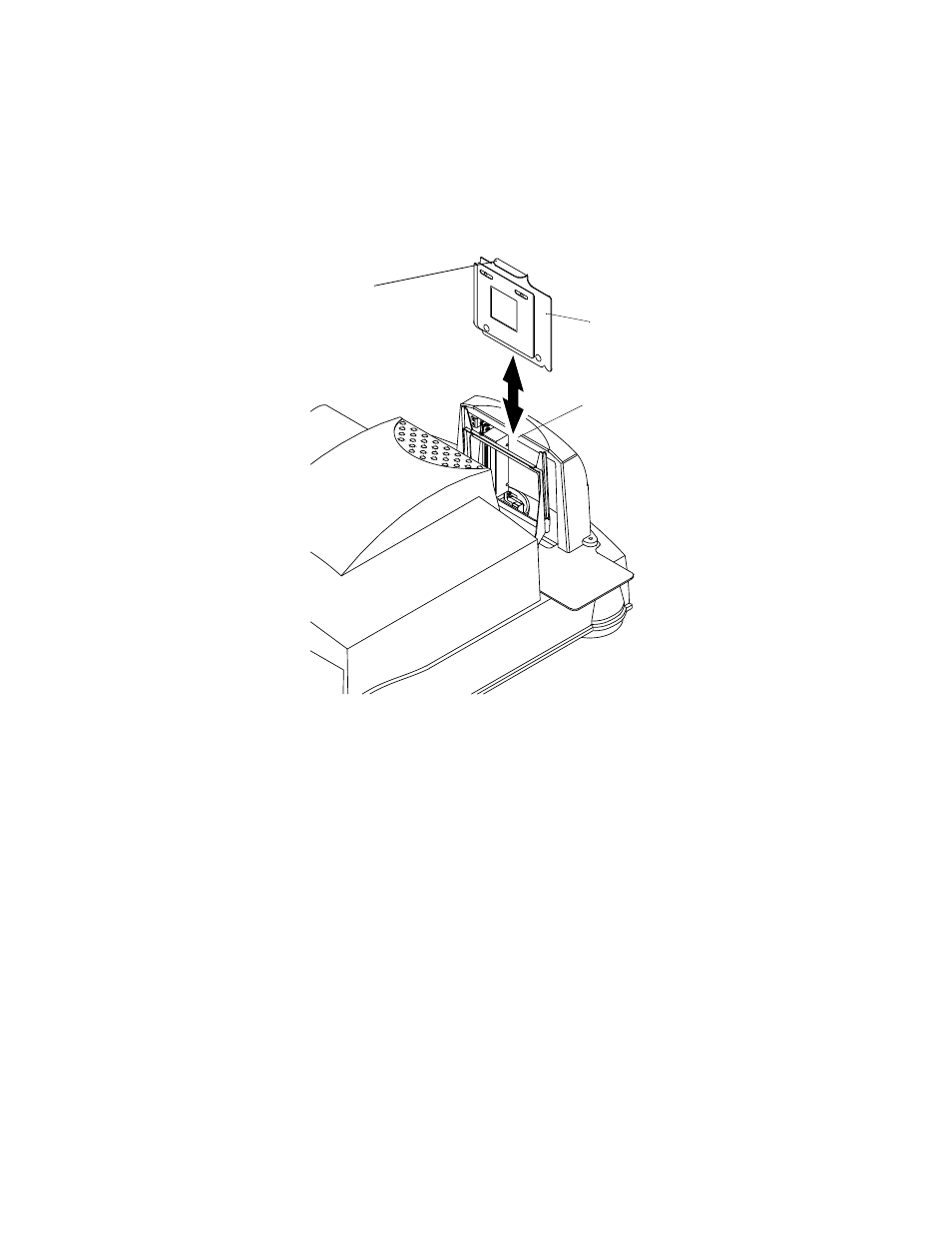 Placing the film holder in the scanner | Kodak HR 500 User Manual | Page 30 / 118