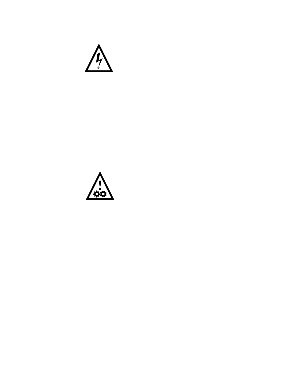 Electrical hazard symbol, Mechanical hazard symbol | Kodak HR 500 User Manual | Page 6 / 118